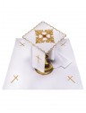 Chalice linen set embroidered cross (68H)