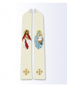 Stole with the image of the Heart of Jesus and the MB Scapular