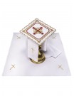 Chalice linen set embroidered cross (42H)