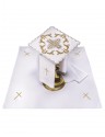 Chalice linen set embroidered cross (43H)