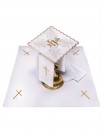 Chalice linen set embroidered IHS (71H)