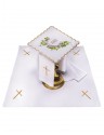Chalice linen set embroidered with IHS (72H)