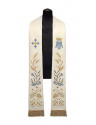 Embroidered stole, Marian symbol