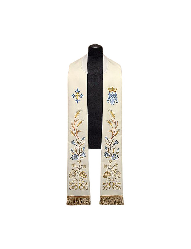 Bestickte Stola, Marianisches Symbol