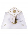Chalice linen set embroidered with IHS (47H)