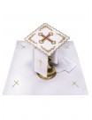 Chalice linen set embroidered cross (49H)