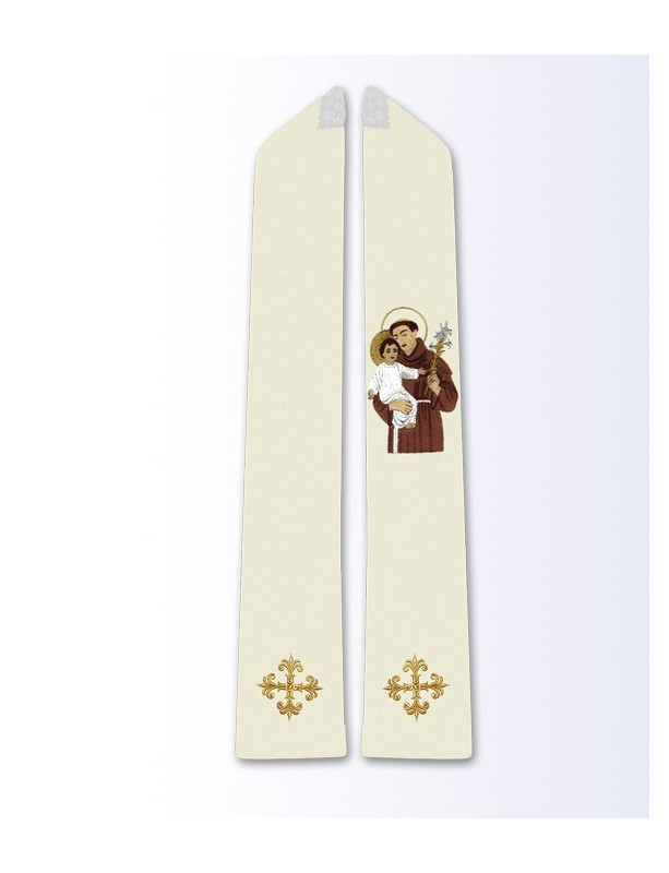 Étole à l'effigie de saint Antoine