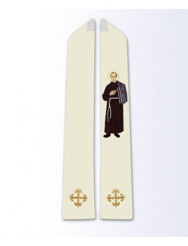 Stuła z wizerunkiem Maksymiliana Kolbe