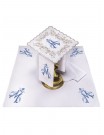 Chalice linen set embroidered Marian pattern (57H)