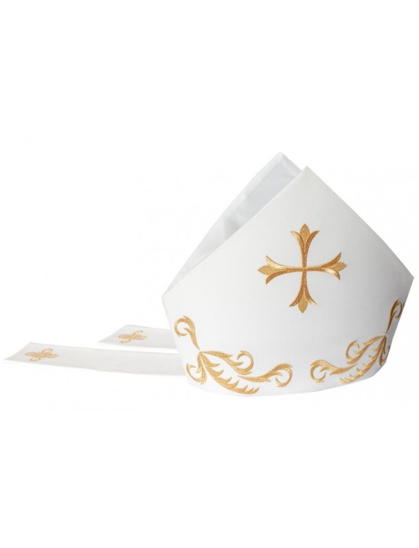 Embroidered mitre, richly decorated (4H)