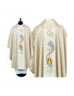 Gold embroidered wedding chasuble (A)