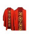 Gothic IHS chasuble - liturgical colors (12)