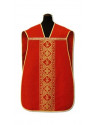 Roman chasuble red - damask fabric (5)
