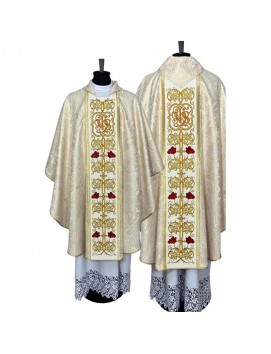 Gothic chasuble brocade embroidered belt (50)