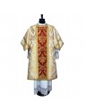 Roman dalmatic, richly decorated - brocade fabric (3K)