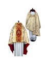 Liturgický závoj bohatě dekorovaný – brokátová látka (1K)