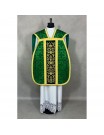 Roman green chasuble - manipulator, burse, veil, stole (6K)