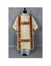 Semi-Gothic dalmatic richly decorated - brocade fabric (1K)