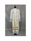 Semi-Gothic richly decorated chasuble - brocade fabric (1K)