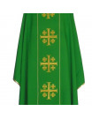 Chasuble with Jerusalem Crosses computer-embroidered belt