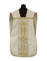 Roman chasuble cream- damask fabric (6)