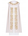 Embroidered cope, IHS - ecru (11H)