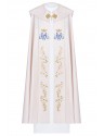 Embroidered Marian cope ecru - (14H)