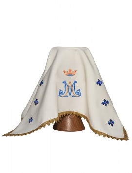 Veil for the chalice with the Marian symbol (8)