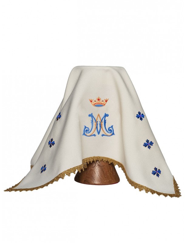 Voile de calice avec le symbole marial