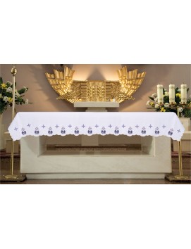 Advent motif embroidered altar cloth (3H)