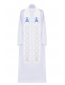 Embroidered ecru stole, Marian (1H)