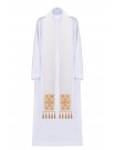 Embroidered stole embellished with tangs (2H)