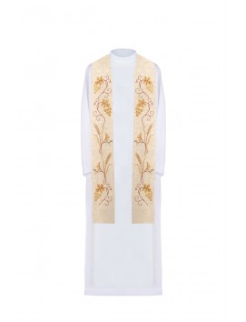 Embroidered gold priest's stole (9H)