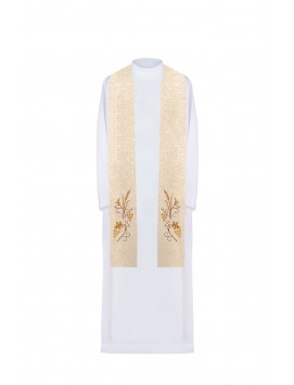 Embroidered gold priest's stole (13H)