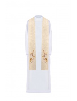 Estola sacerdotal dorada bordada (13H)