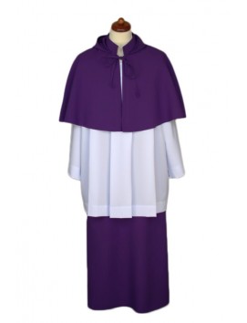 Traje morado de monaguillo - de dos piezas