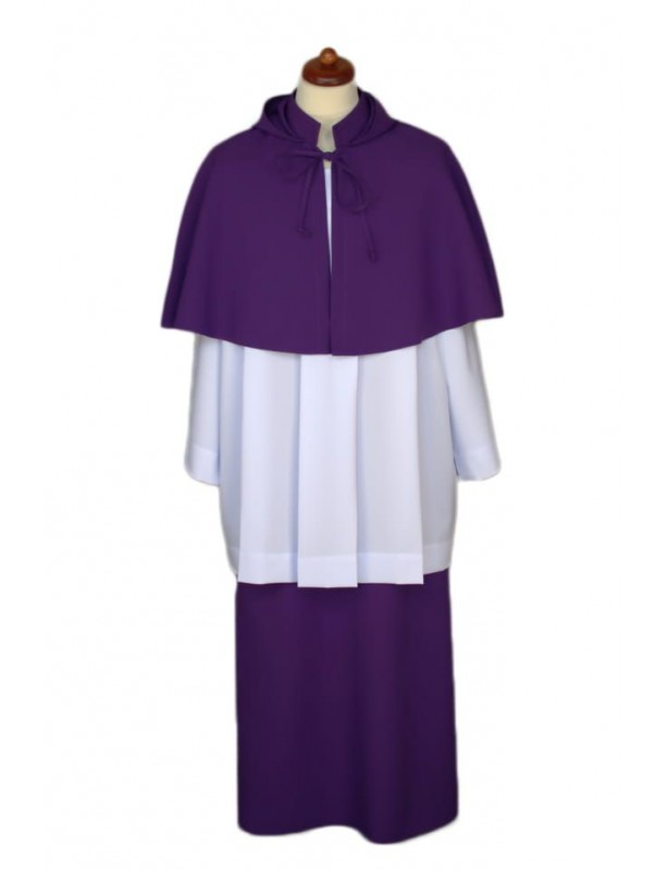 Traje morado de monaguillo - de dos piezas
