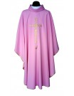 Pink chasuble with cross of thorns