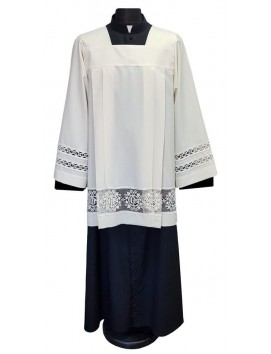 Sobrepelliz sacerdotal cruda, tejido tropical (1K)