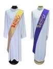 Double-sided deacon's stole gold purple (1K)