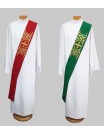 Double-sided red-green deacon's stole (2K)