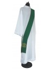 Double-sided deacon&#039;s stole green-red (5K)