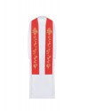 Red stole with embroidered IHS (24H)