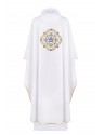 Marian chasuble embroidered - white (H190)