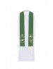 Vezana zelena štola, simbolika ribe, križa (40H)