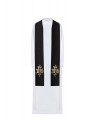 Black stole with embroidered IHS (41H)