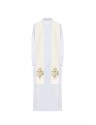 IHS Embroidered ecru stole (44H)