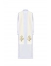 IHS Embroidered ecru stole (44H)