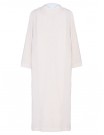 Priest alb white, linen, natural weave - LINEN (H6)