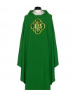 Chasuble with embroidered emblem